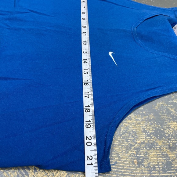 Nike USA Tank Top Cotton Royal Blue Large Shirt Fitness Work Out - Picture 5 of 8